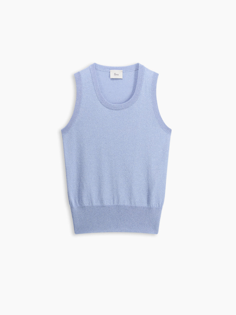 Lowell Top Celeste donna 8pm - 2