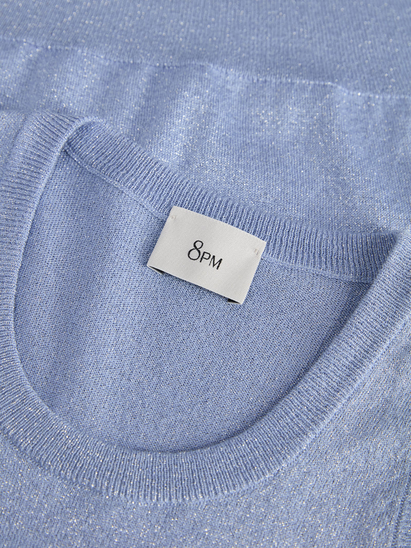 Lowell Top Celeste donna 8pm - 4