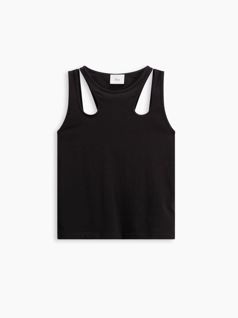 Opera Canotta Nero donna 8pm - 1