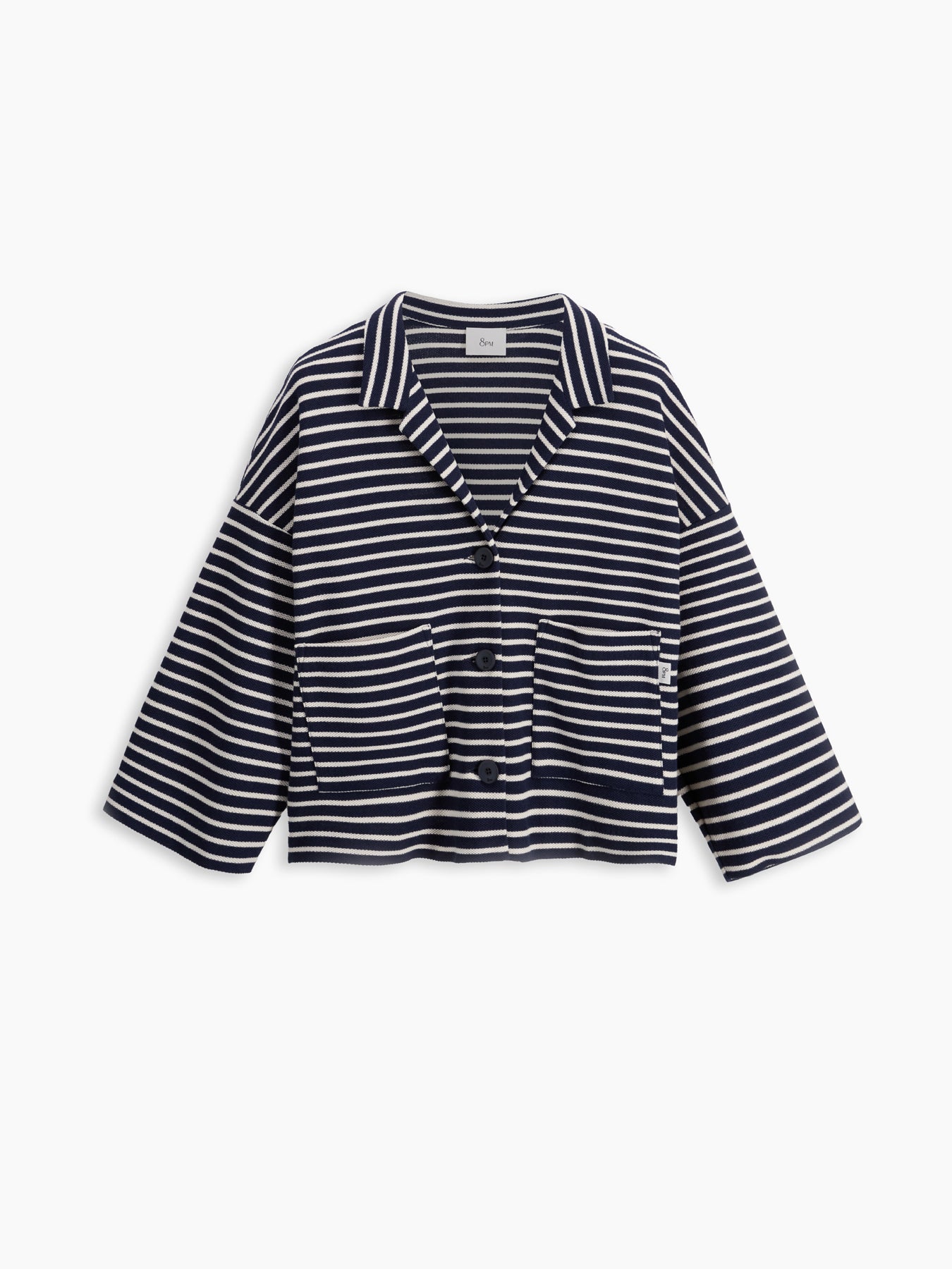 Carlyle Cardigan Blu-greggio donna 8pm - 2