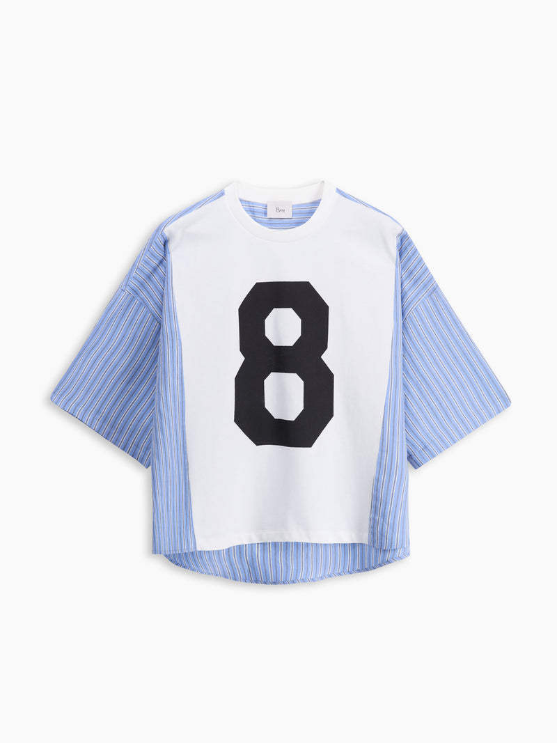 Atlantis T-shirt Azzurro Oxford donna 8pm - 2