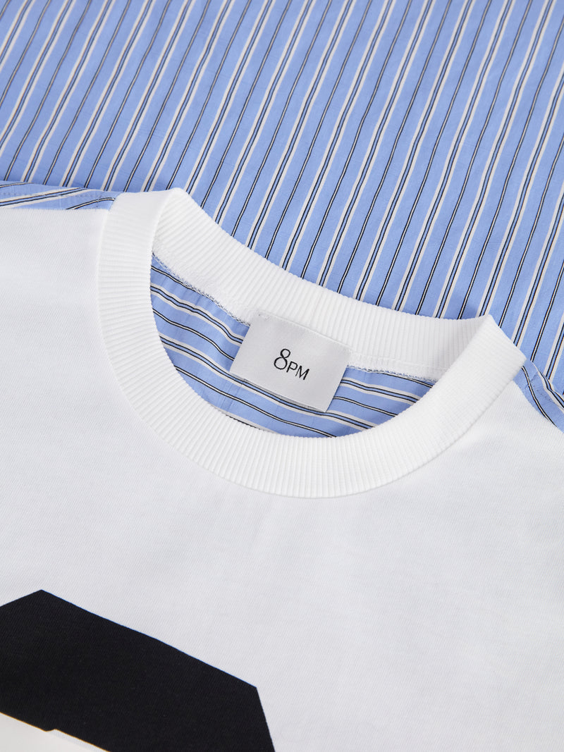 Atlantis T-shirt Azzurro Oxford donna 8pm - 4