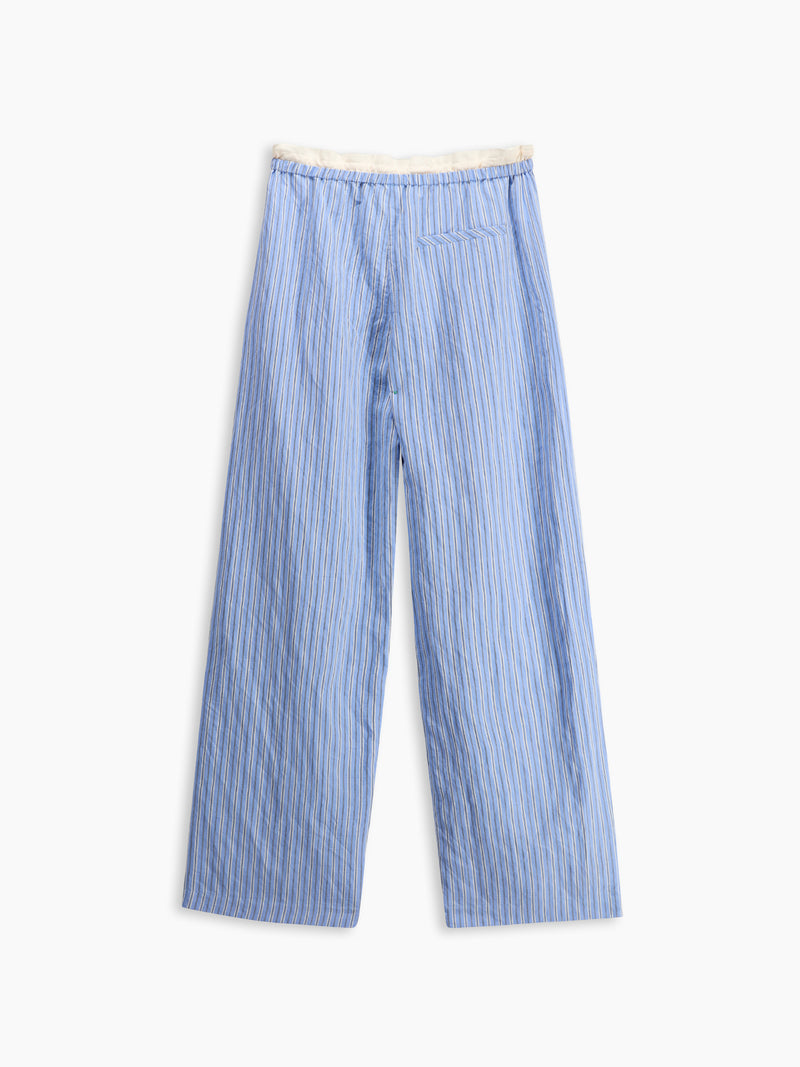 Adler-a Pantalone Azzurro Oxford donna 8pm - 3