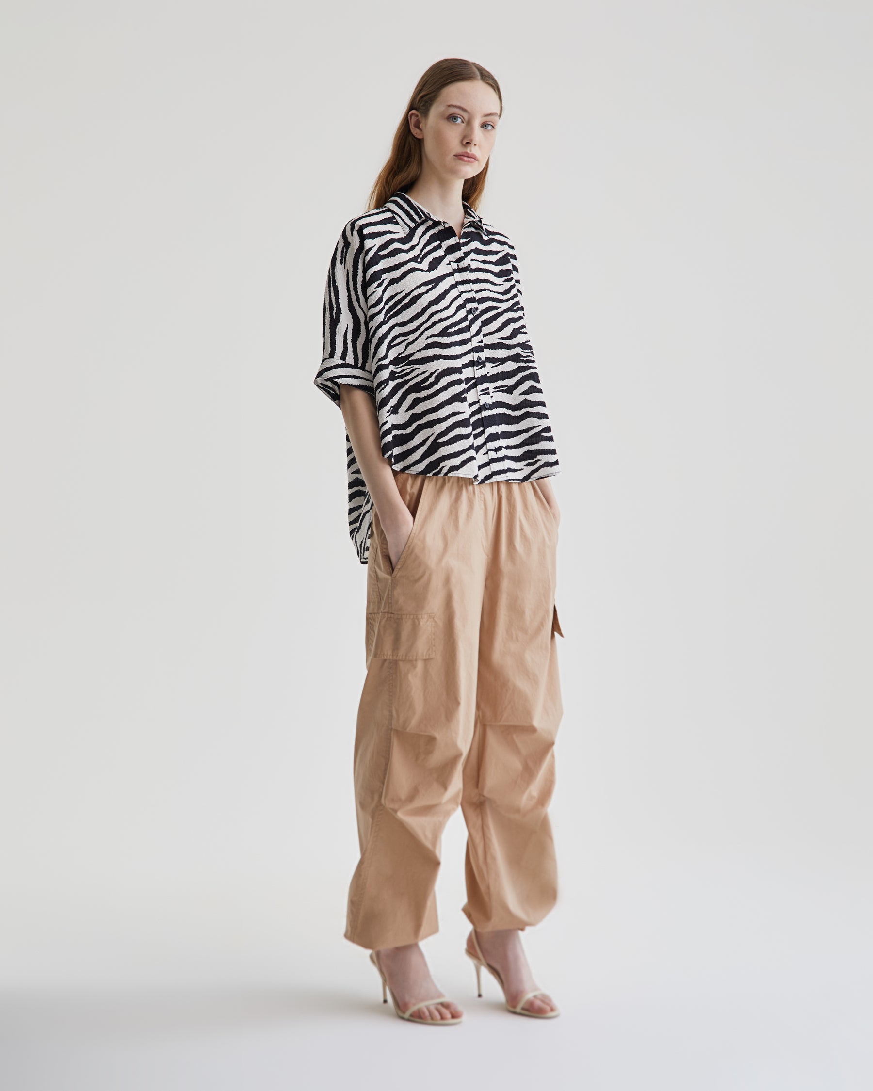 Mandarin Pantalone Cammello donna 8pm - 1