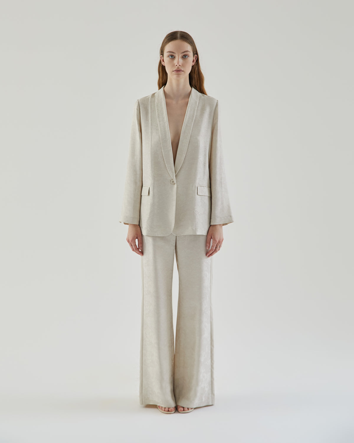 Flamingo Pantalone Off White donna 8pm - 1