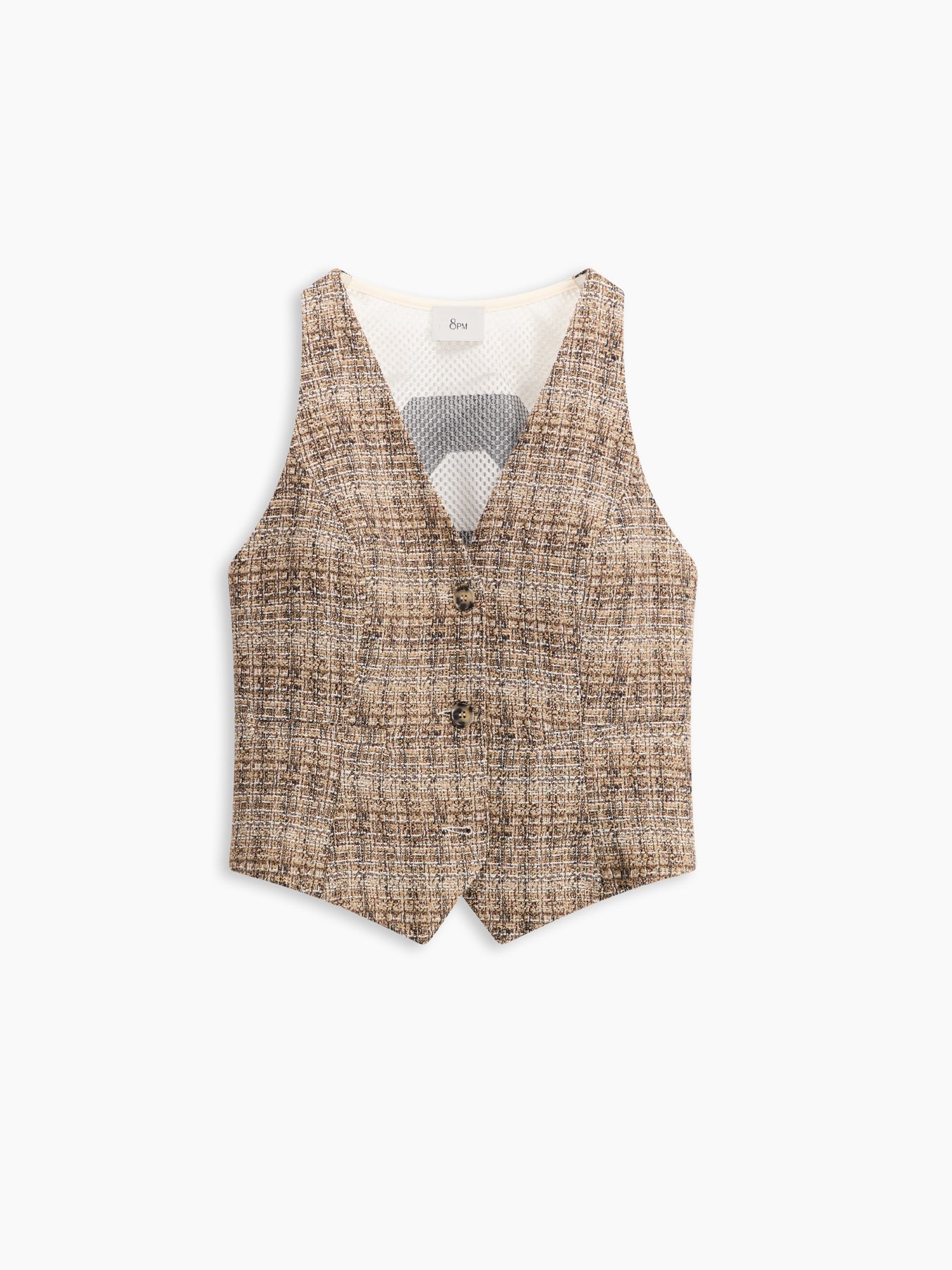 Reverie Gilet Cammello donna 8pm - 1