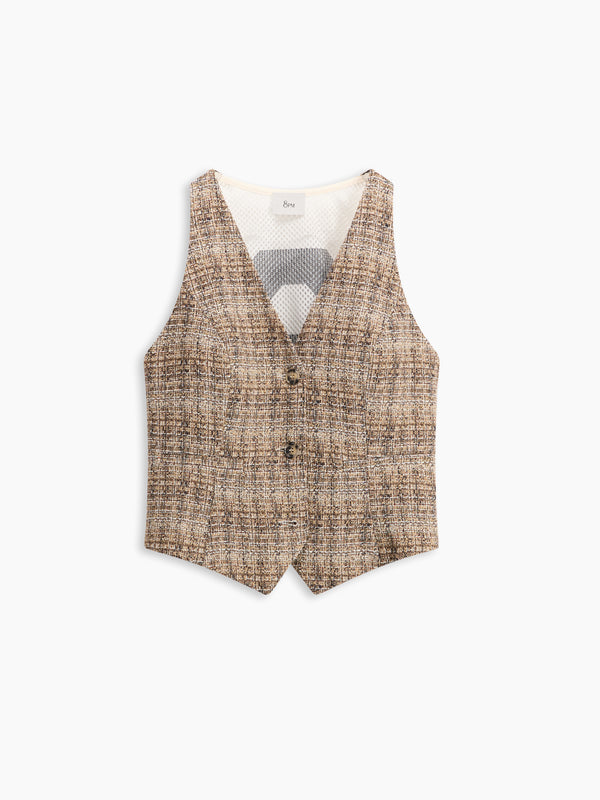 Reverie Gilet Cammello donna 8pm