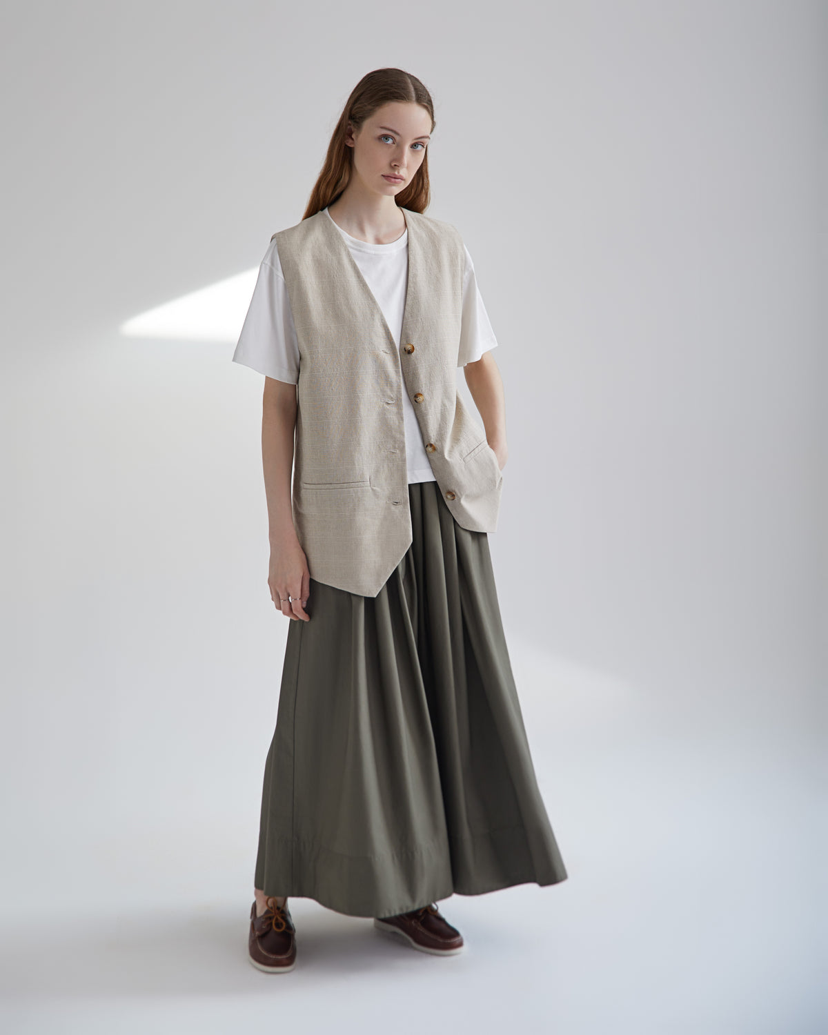 Eden Rock Gilet Beige donna 8pm - 2