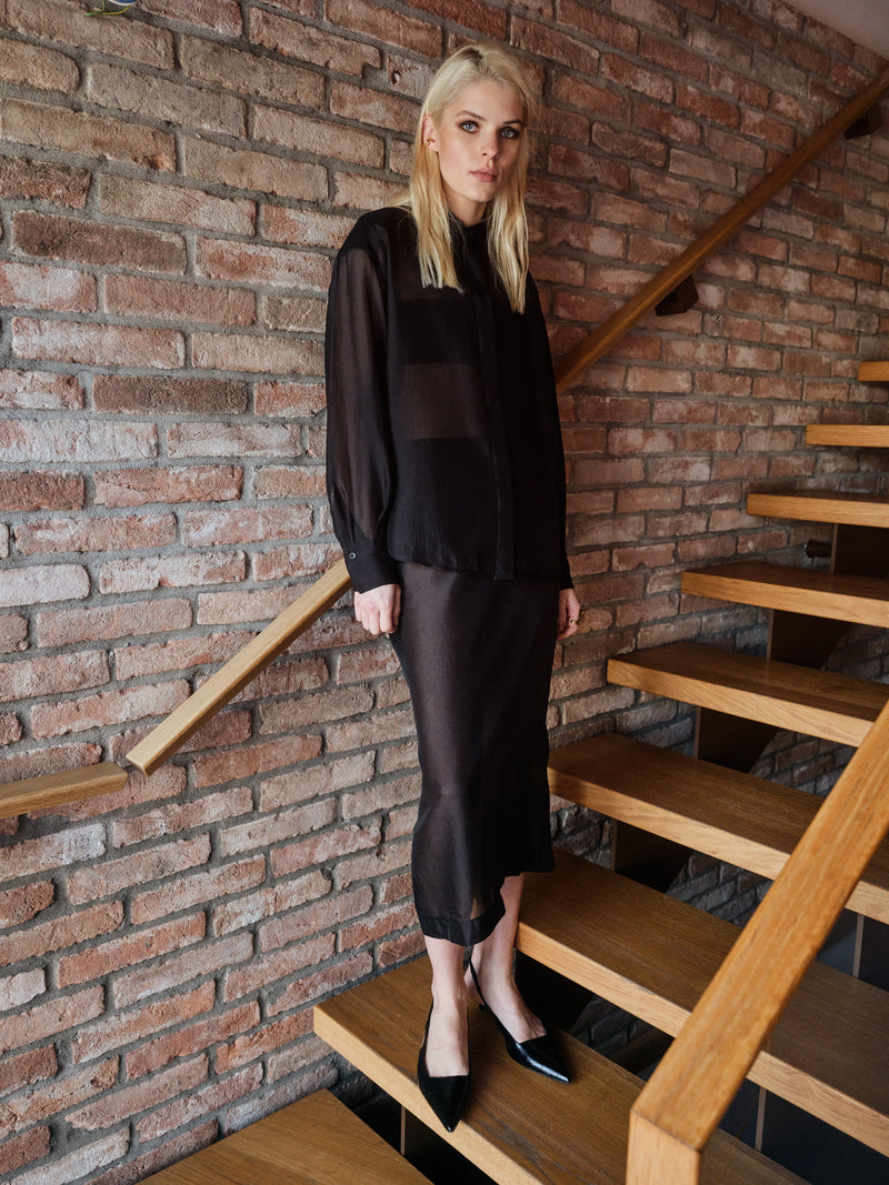 Helen Camicia Nero donna 8pm - 1