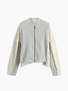 Elena Cardigan Grigio Perla Mel. donna 8pm - 2