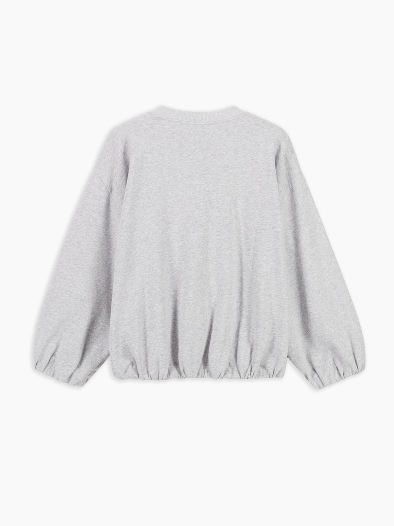 Desiree Felpa Grigio Perla Mel. donna 8pm - 3