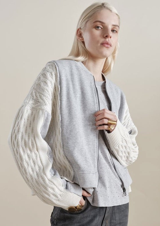 Rania T-shirt Grigio Perla Mel. donna 8pm - 1