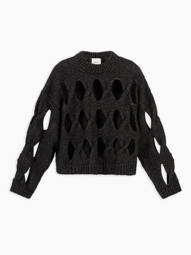 Delphine Maglia Nero donna 8pm - 2