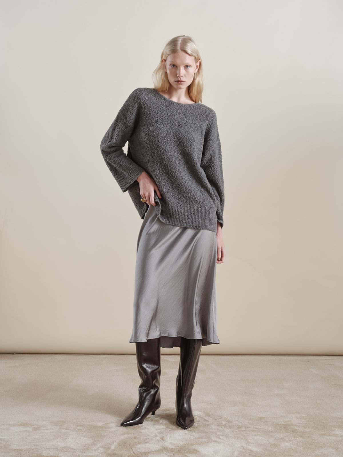 Lilibet Gonna Grigio Chiaro donna 8pm - 1