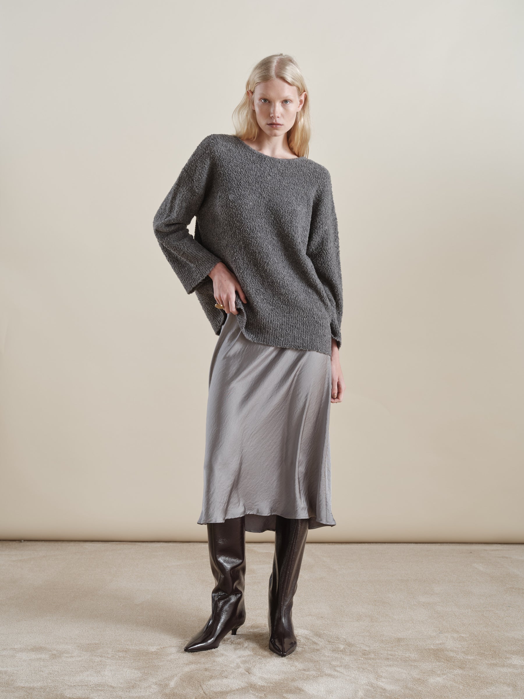 Lilibet Gonna Grigio Chiaro donna 8pm - 1