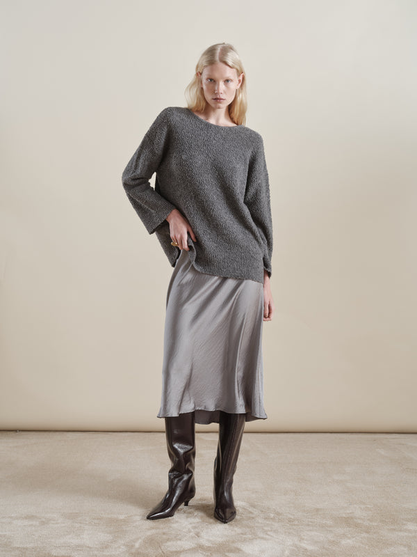 Lilibet Gonna Grigio Chiaro donna 8pm