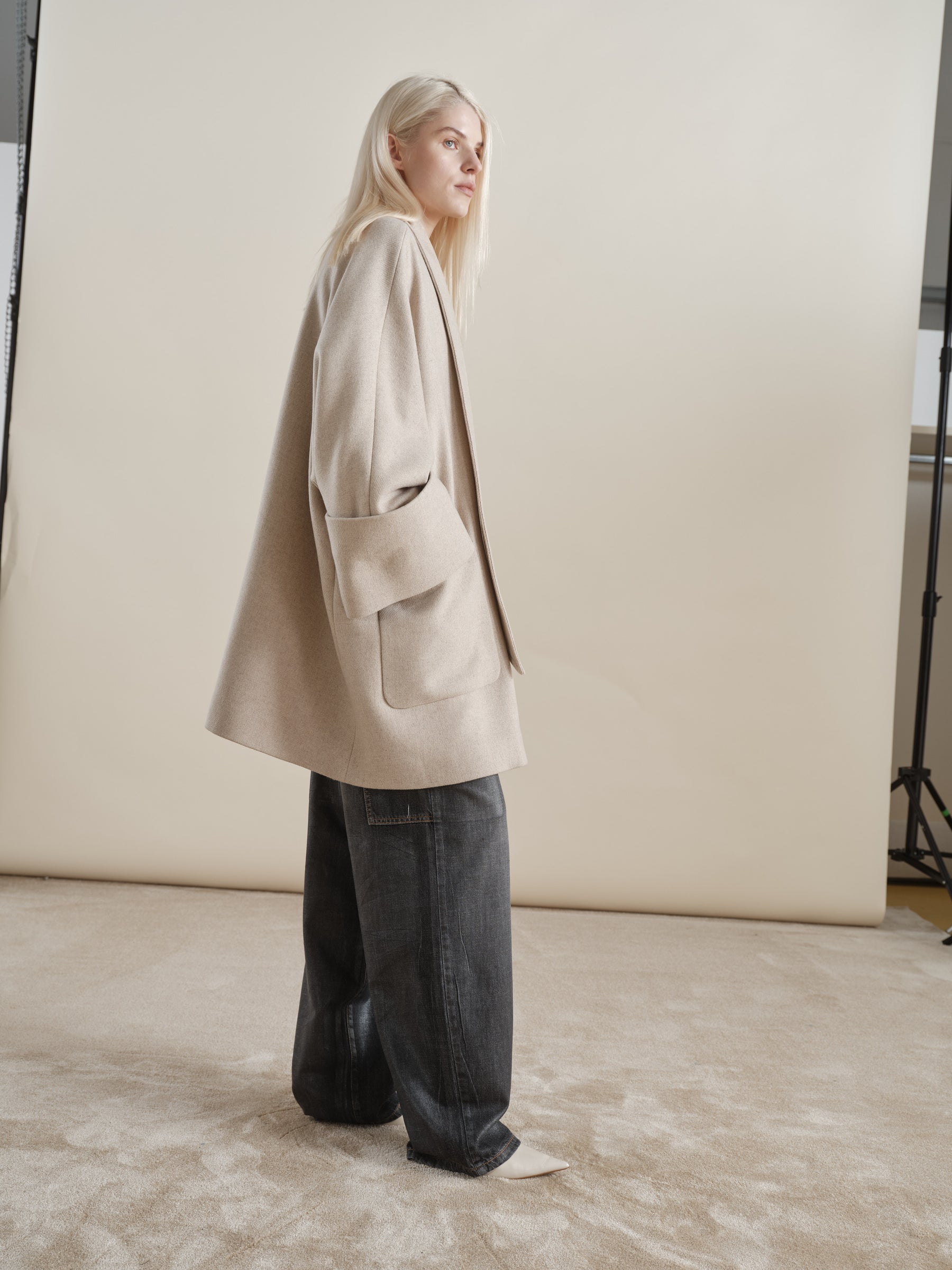 Jane Cappotto Off White donna 8pm - 2