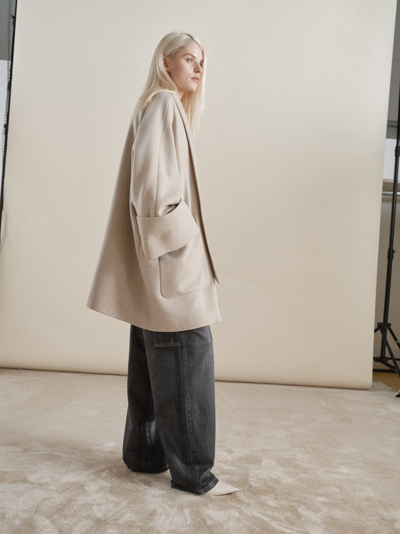 Jane Cappotto Off White donna 8pm - 2