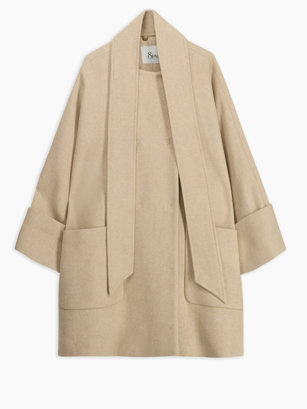 Jane Cappotto Off White donna 8pm - 3