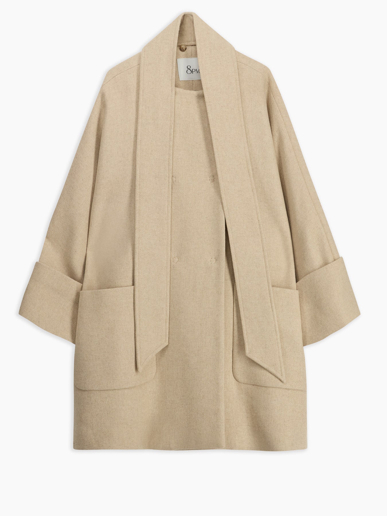 Jane Cappotto Off White donna 8pm - 3