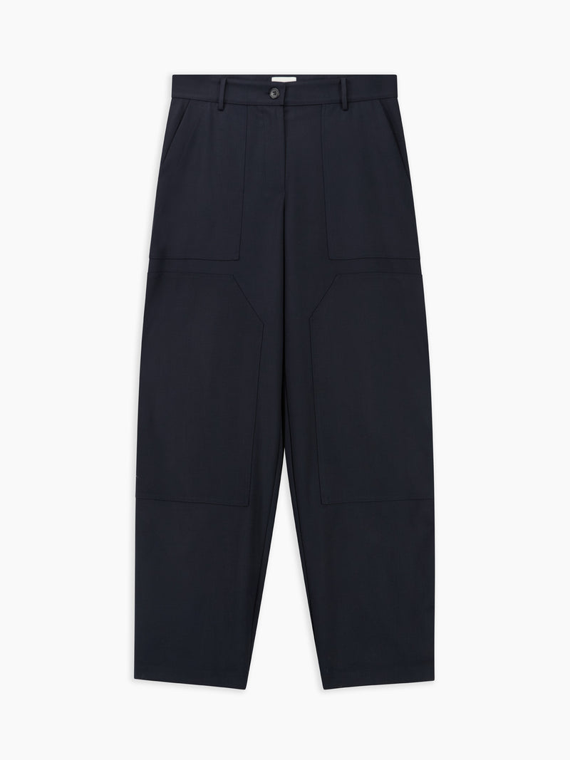 Minerva Pantalone Blu Navy donna 8pm - 2