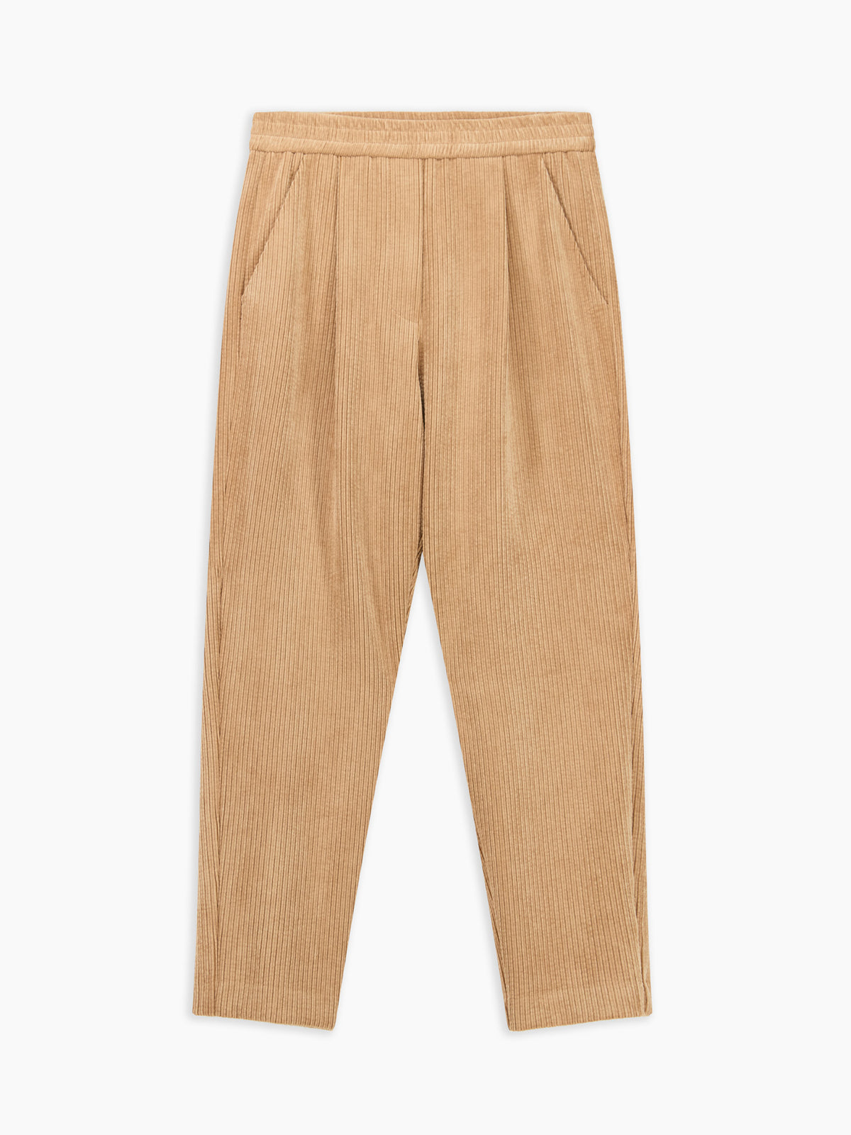 Silvia Pantalone Cammello donna 8pm - 2