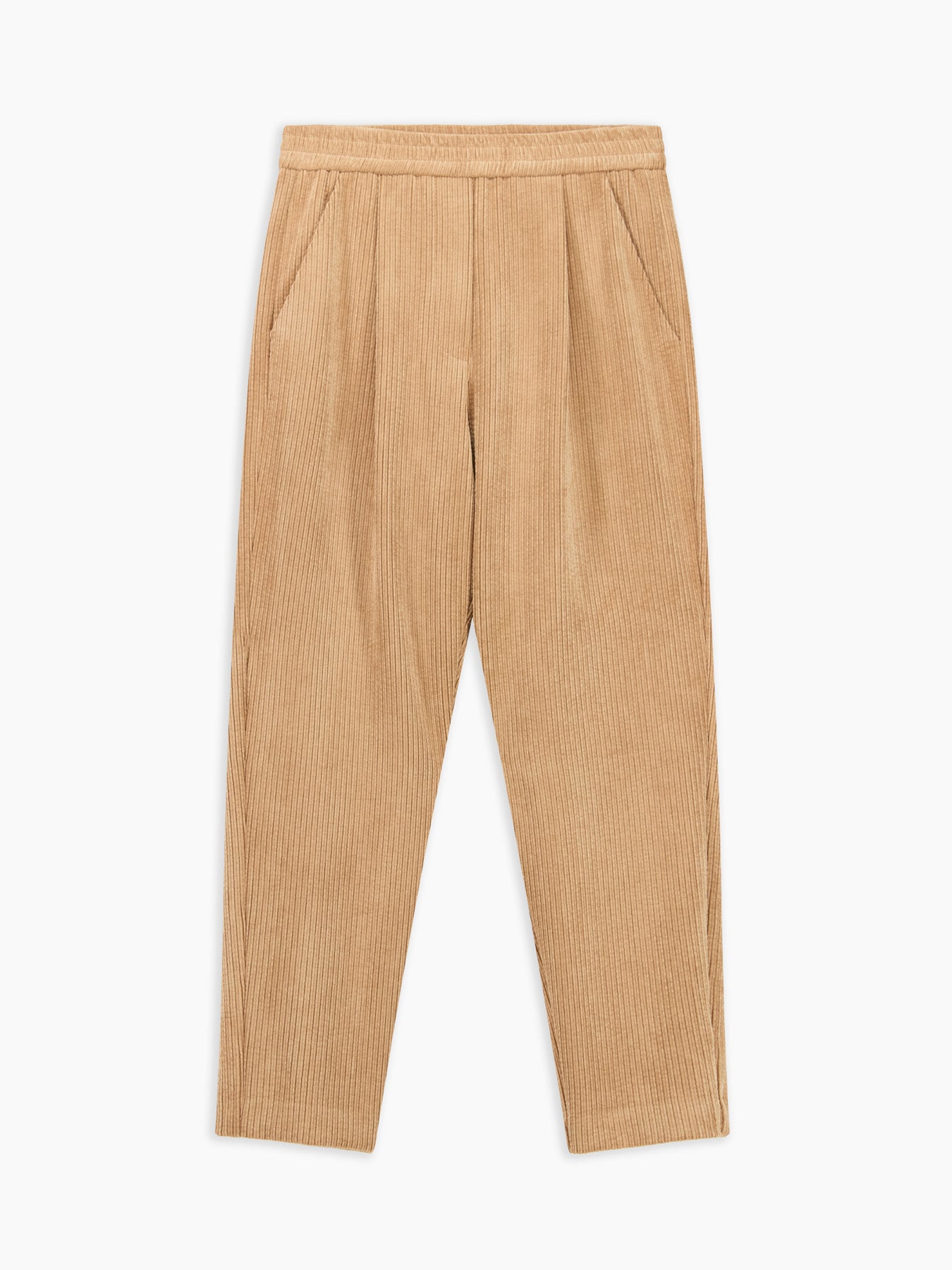 Silvia Pantalone Cammello donna 8pm - 2