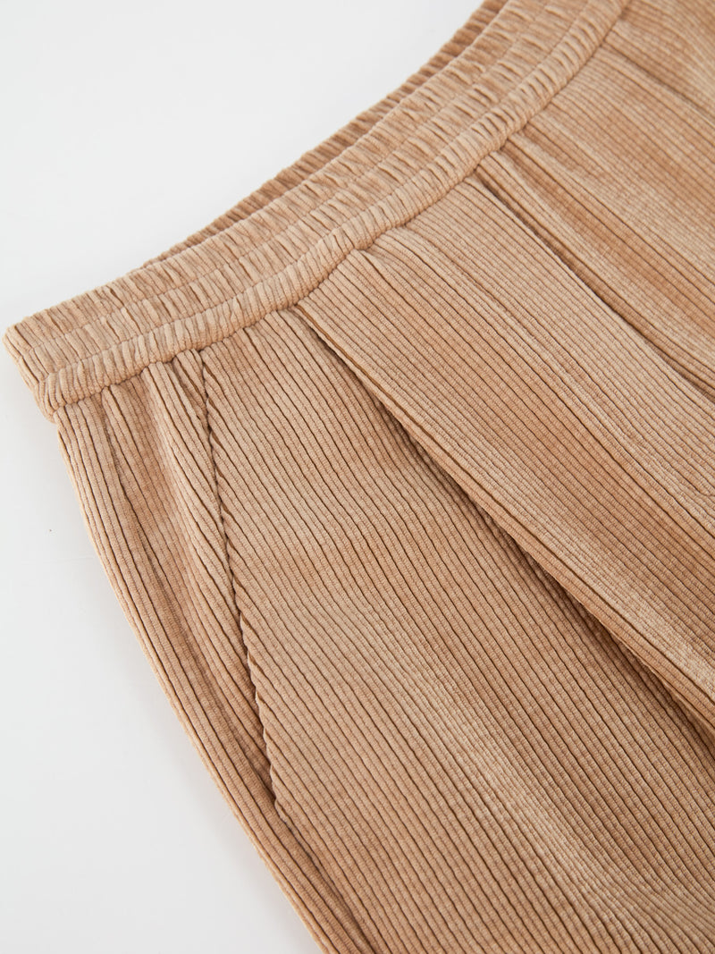 Silvia Pantalone Cammello donna 8pm - 4