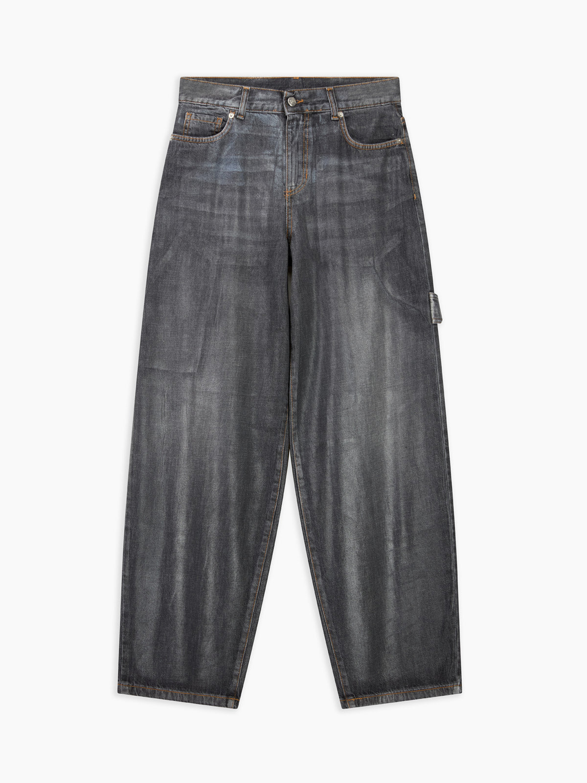 Adela Pantalone Grigio Lucido donna 8pm - 3