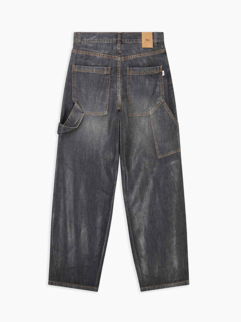 Adela Pantalone Grigio Lucido donna 8pm - 4