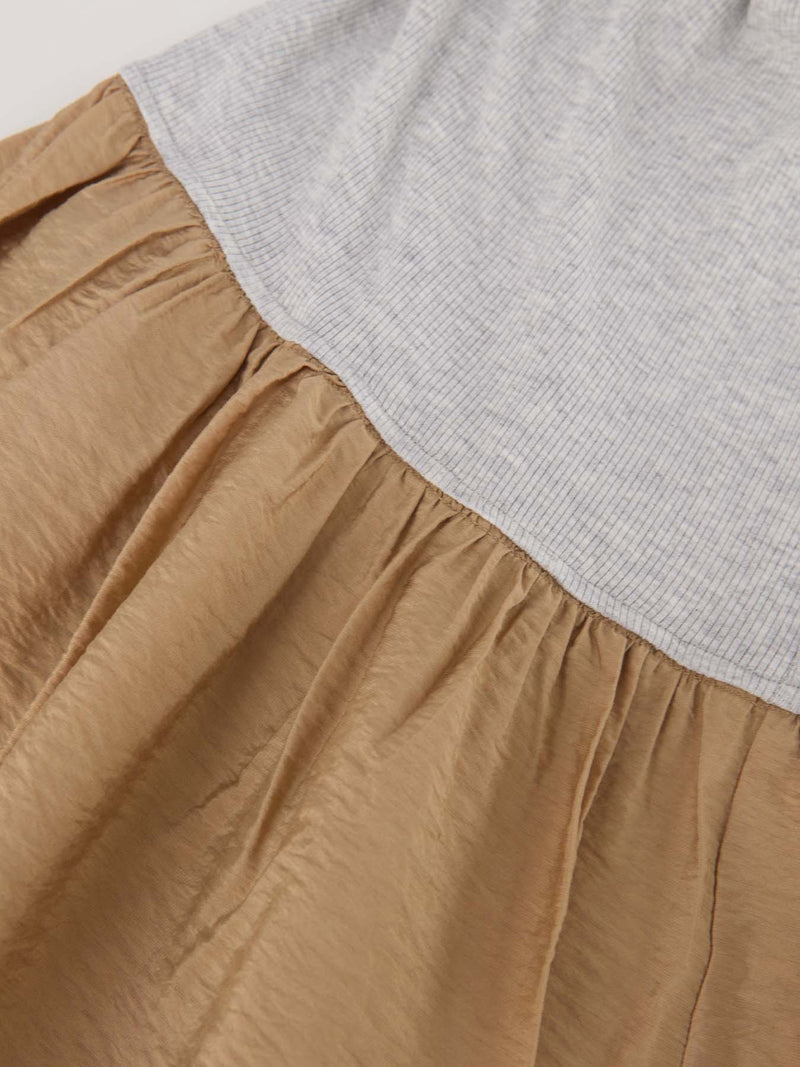 Macao Abito Grigio Perla Mel-cammello donna 8pm - 5