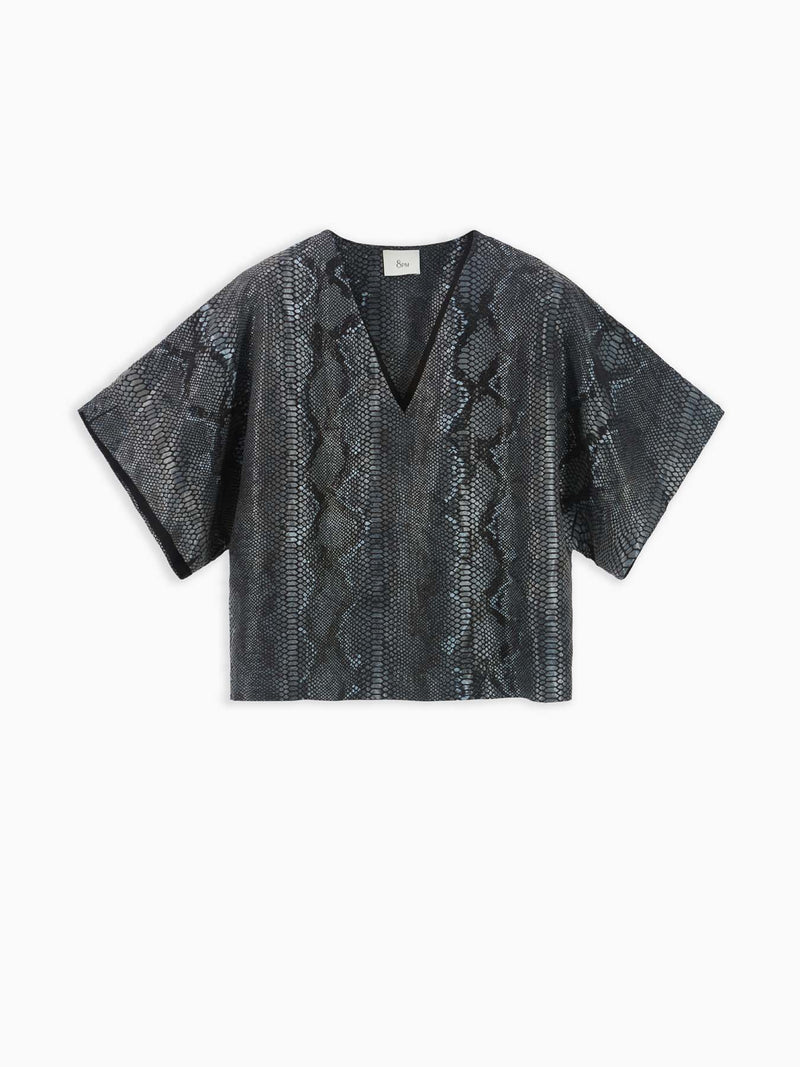 New Delhi Blouse Black women 8pm - 2