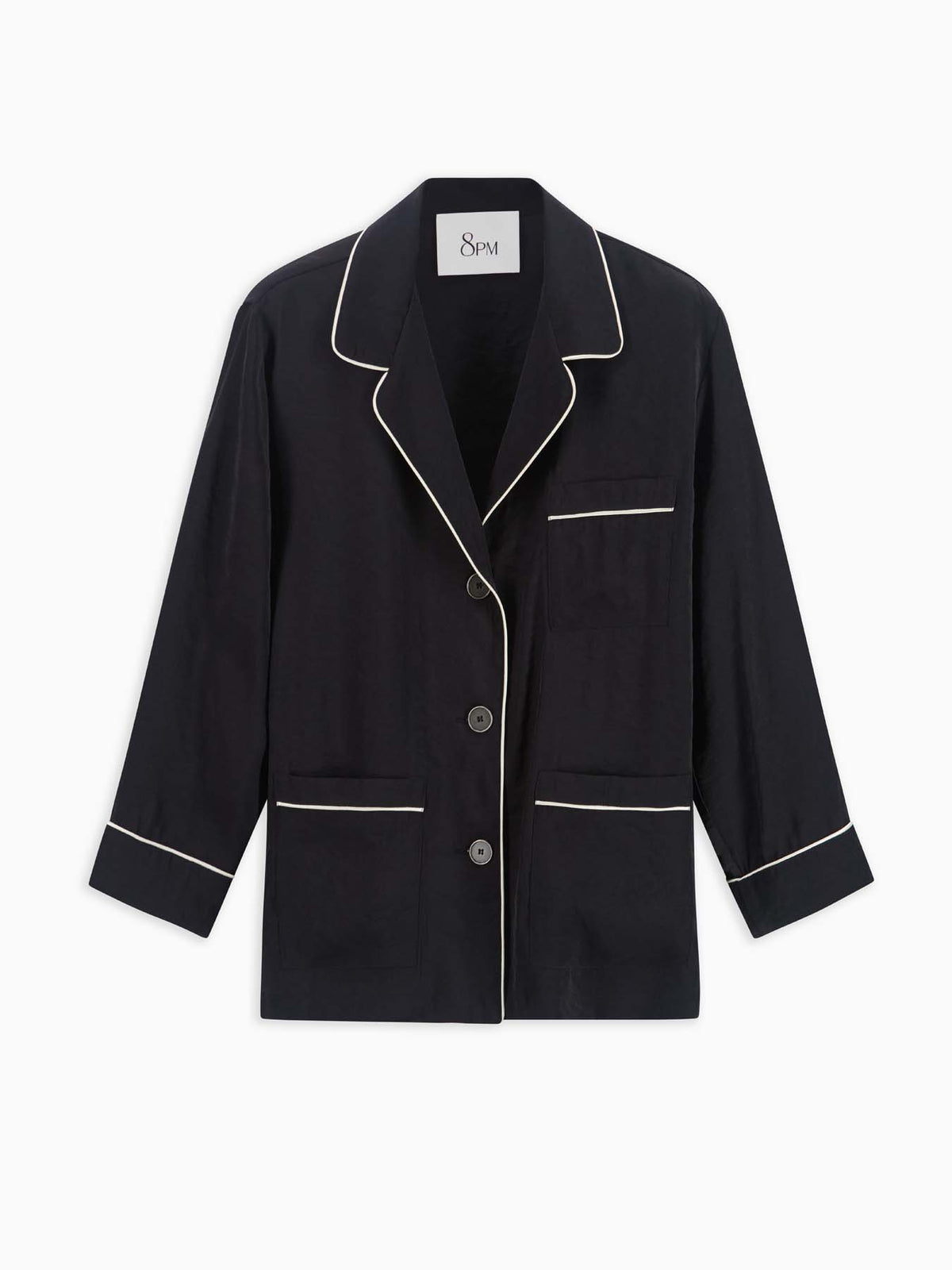 Atene Camicia Nero donna 8pm - 3