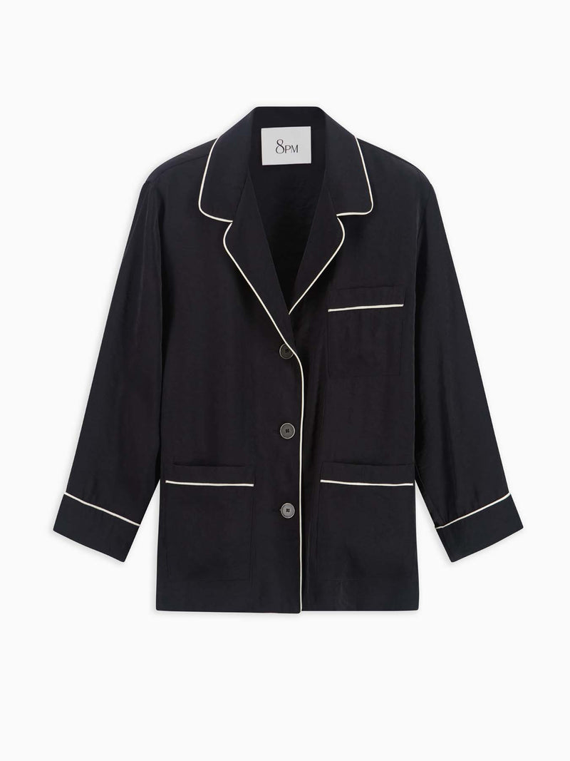 Atene Camicia Nero donna 8pm - 3