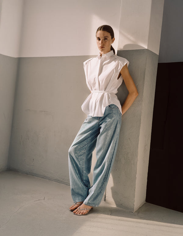 Londra Camicia Bianco Ottico donna 8pm