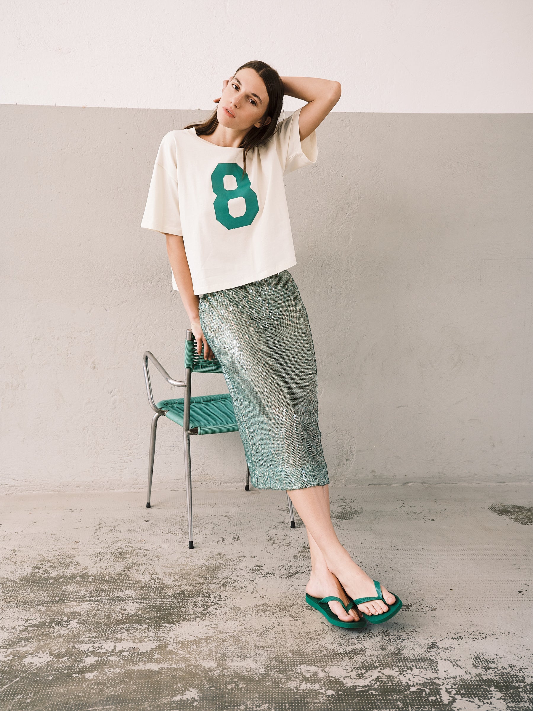 Manchester T-shirt Burro-verde women 8pm - 1