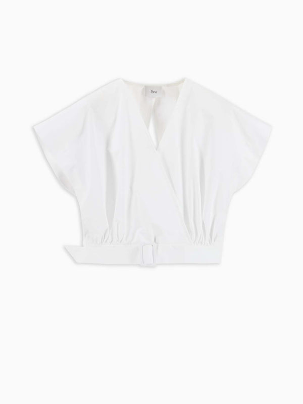 Ammam Top Bianco Ottico women 8pm