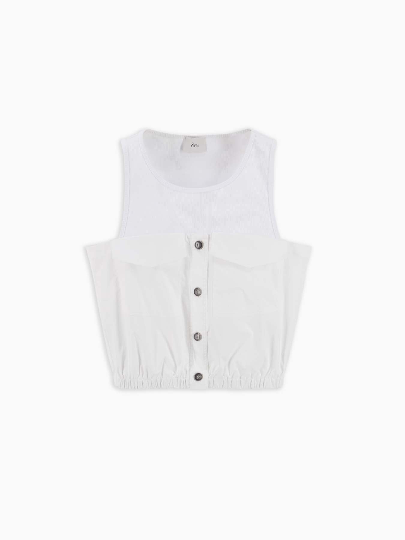 Adelaide Top Bianco Ottico donna 8pm - 2