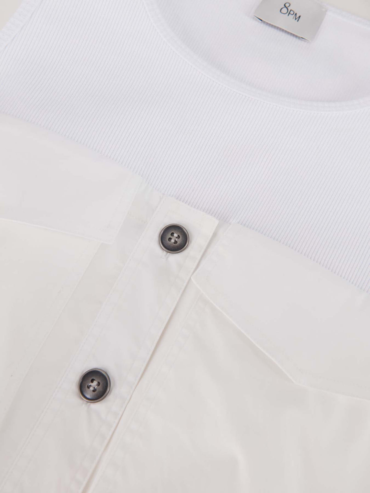 Adelaide Top Bianco Ottico donna 8pm - 4