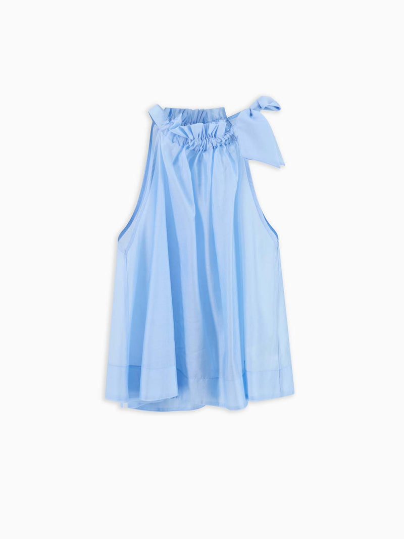 Johannesburg Light Blue Top women 8pm - 2