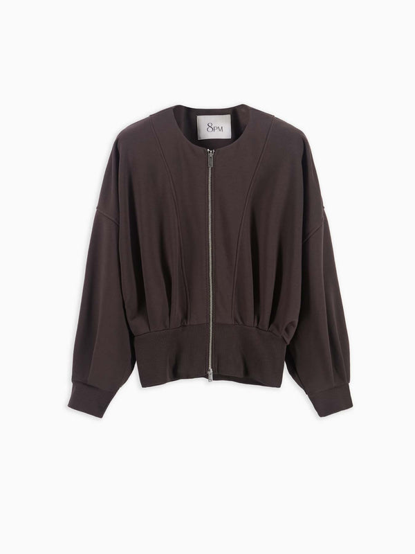 Edimburgo Cardigan Fondente donna 8pm