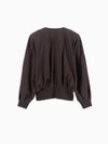 Edimburgo Cardigan Fondente women 8pm - 2