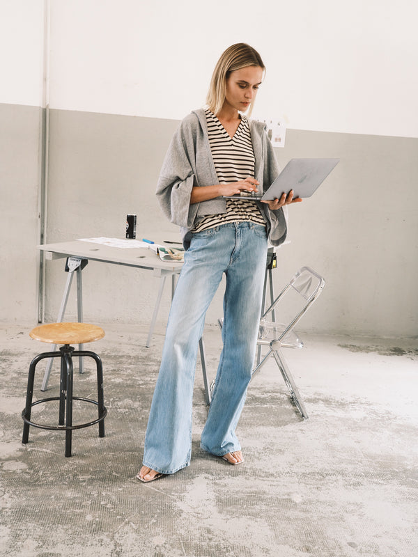 Tokyo Cardigan Grigio Mel.chia. donna 8pm