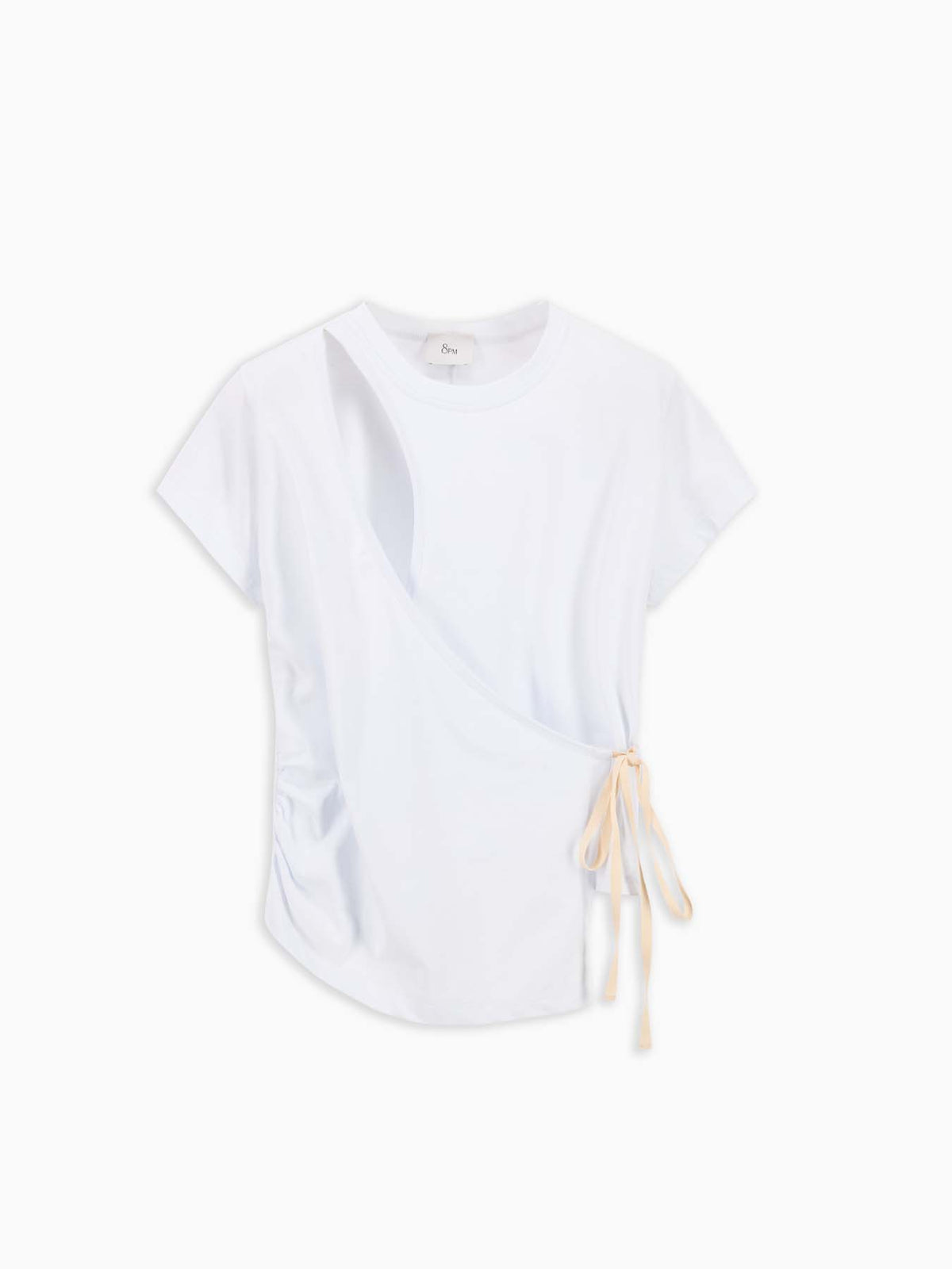 Taipei T-shirt Bianco Ottico women 8pm - 2