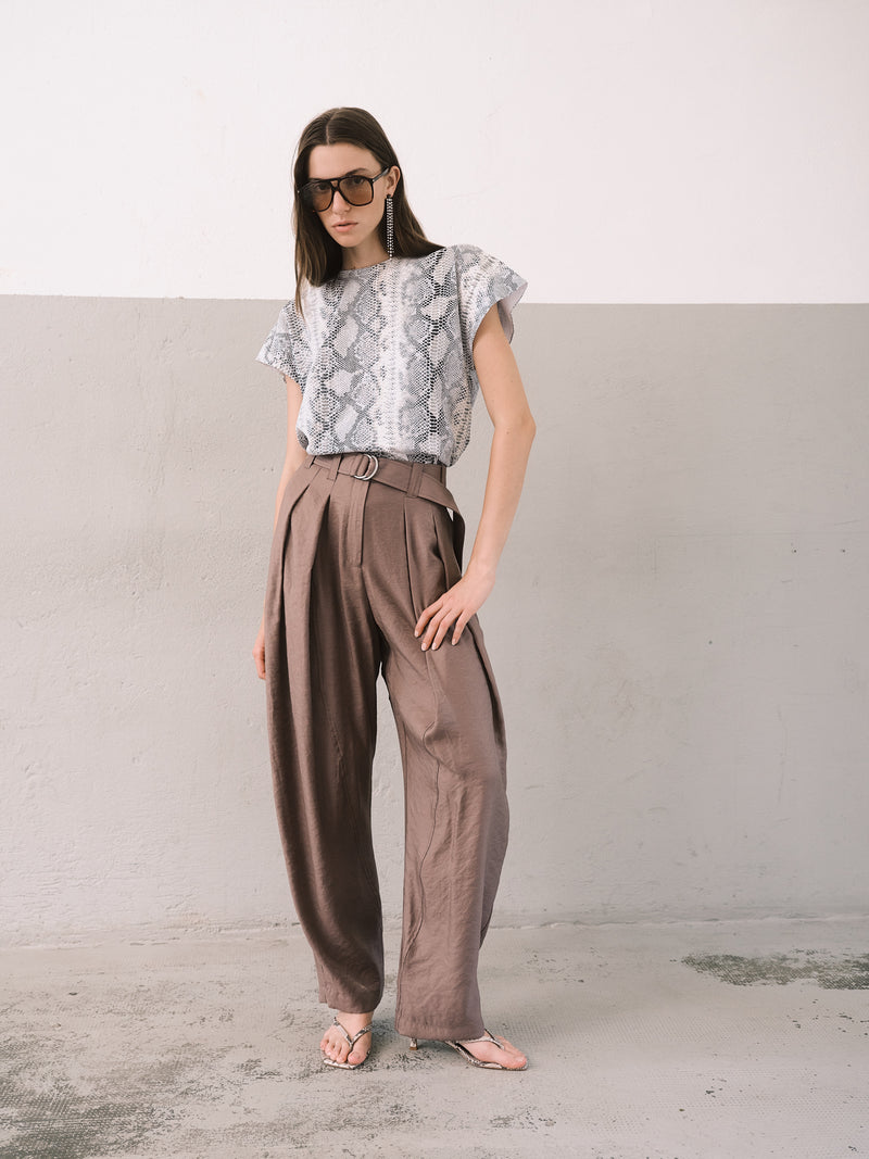 Mosca Pantalone Moka women 8pm - 1