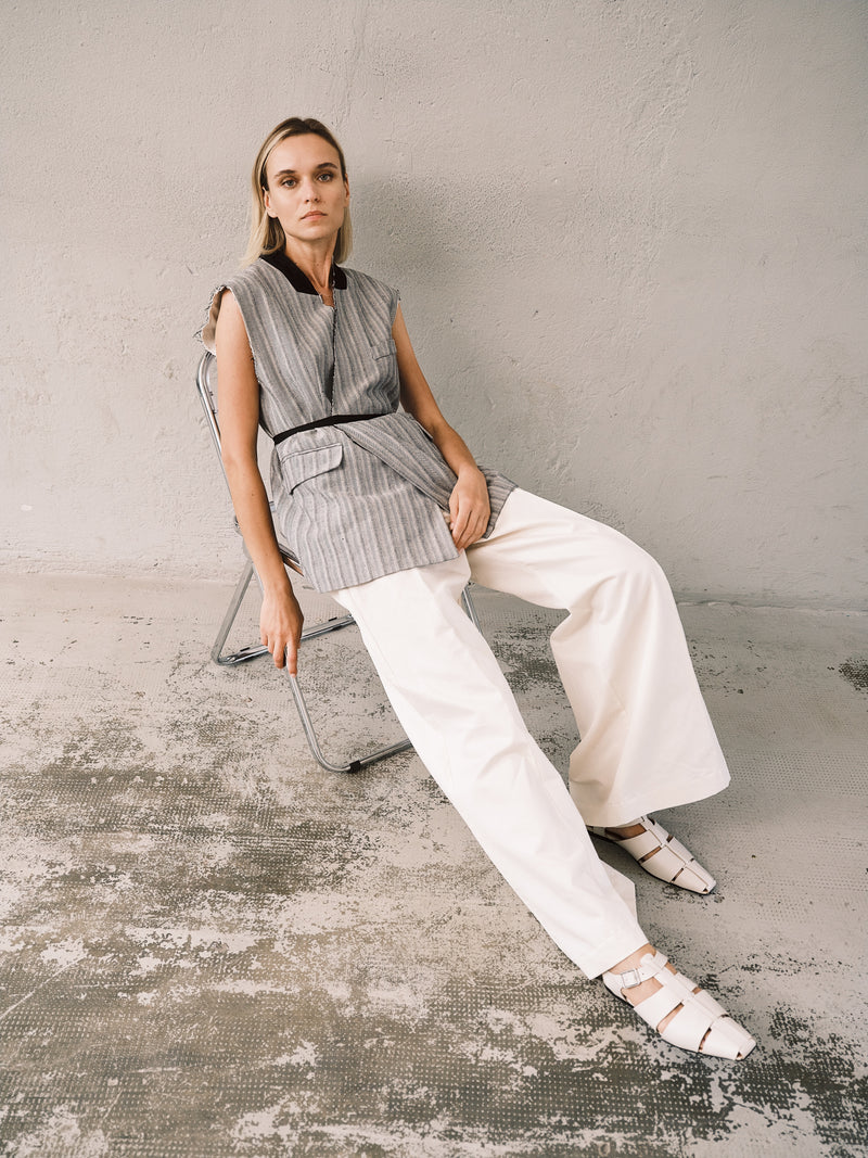 Lubiana Gilet Grigio women 8pm - 1