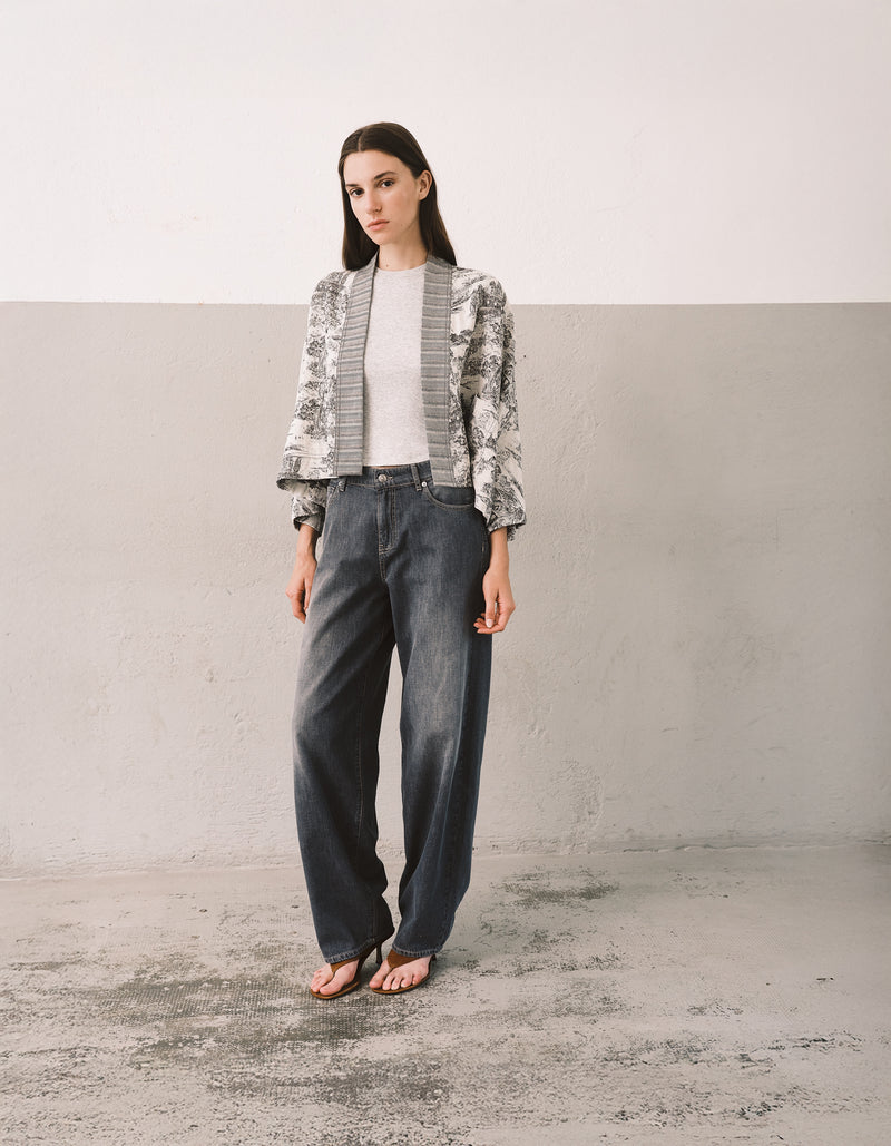 Ginevra Pantalone Grigio women 8pm - 1