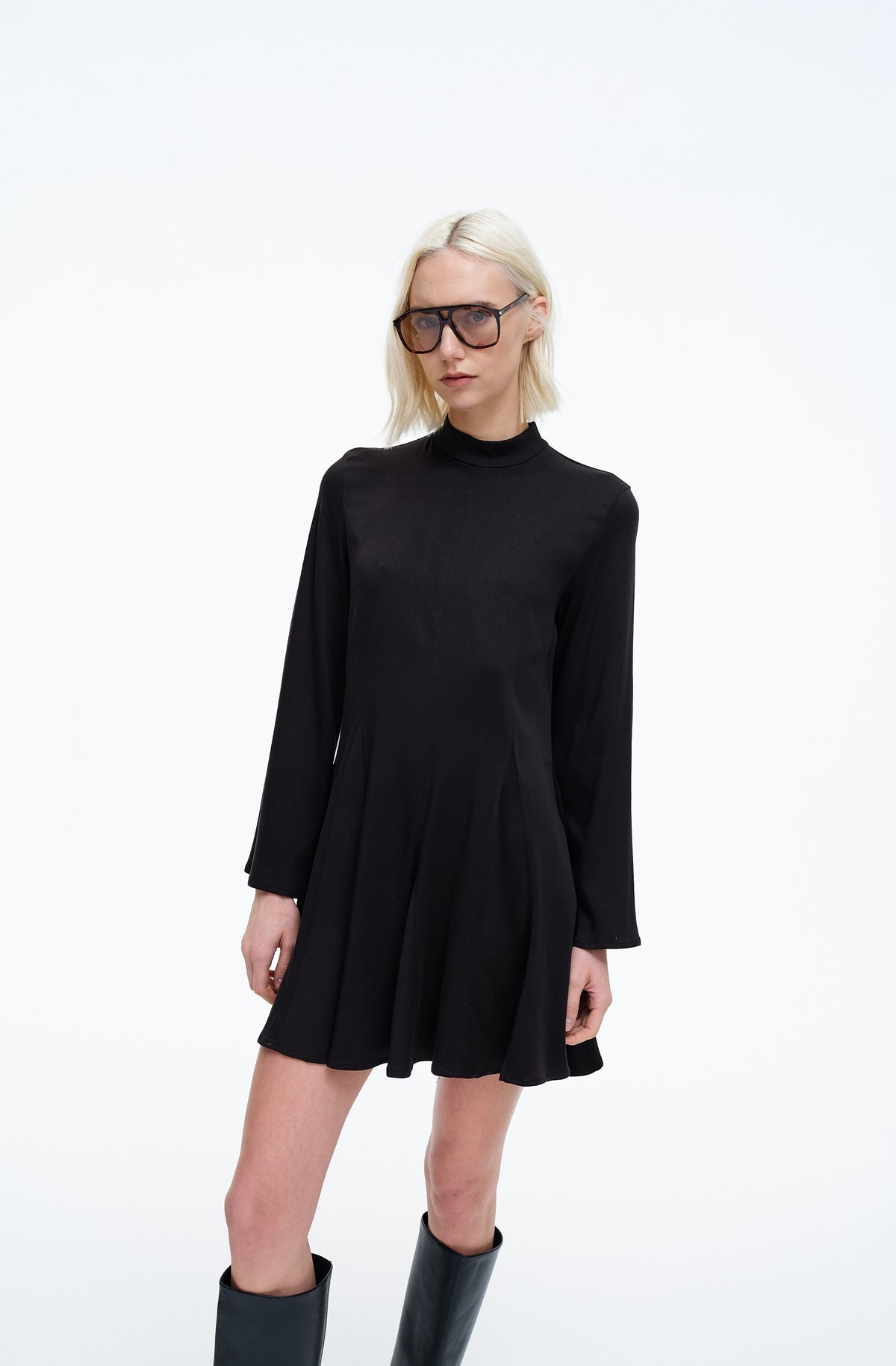 Flax-a Abito Nero women 8pm - 1