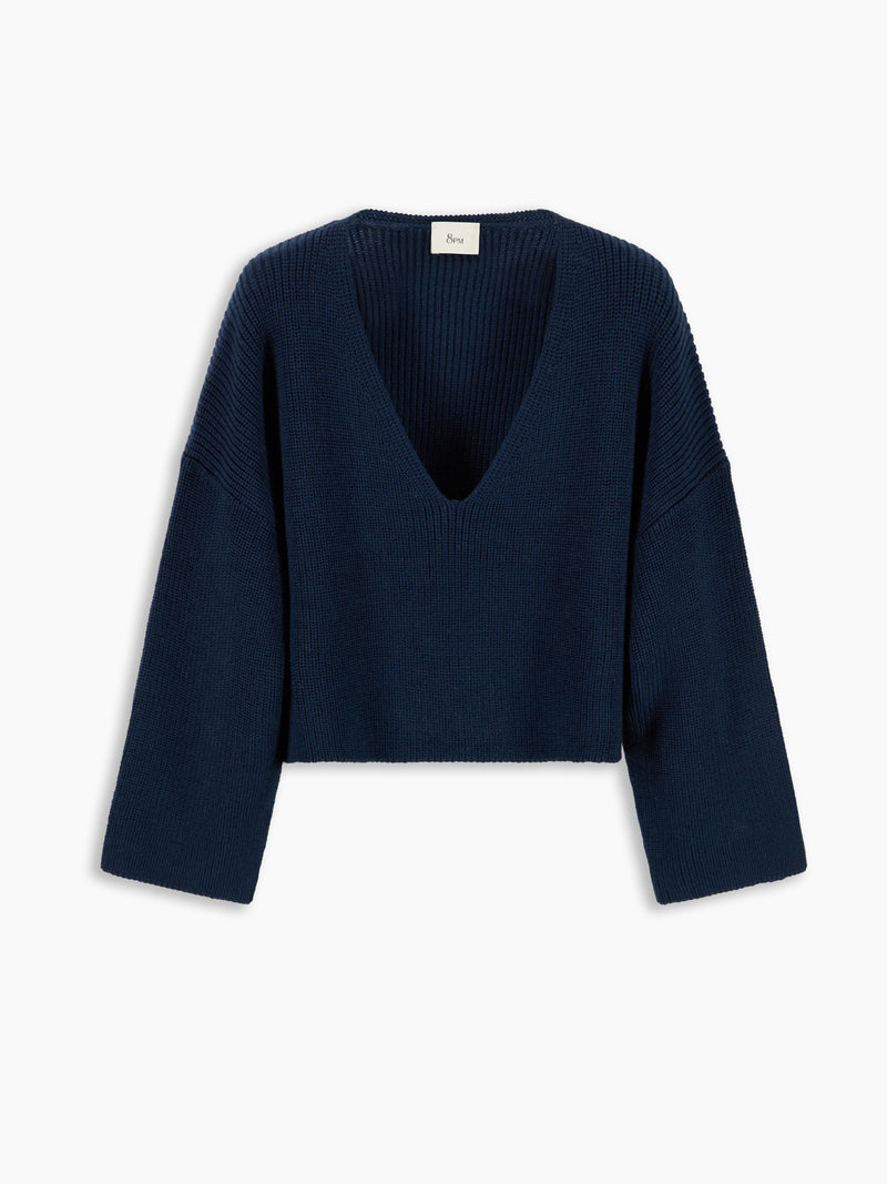 Caprifole Maglia Blue Navy women 8pm - 2