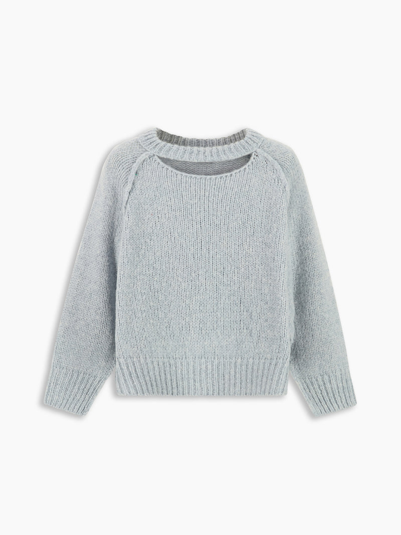 Bluebell-a Maglia Azzurro Polvere donna 8pm - 2